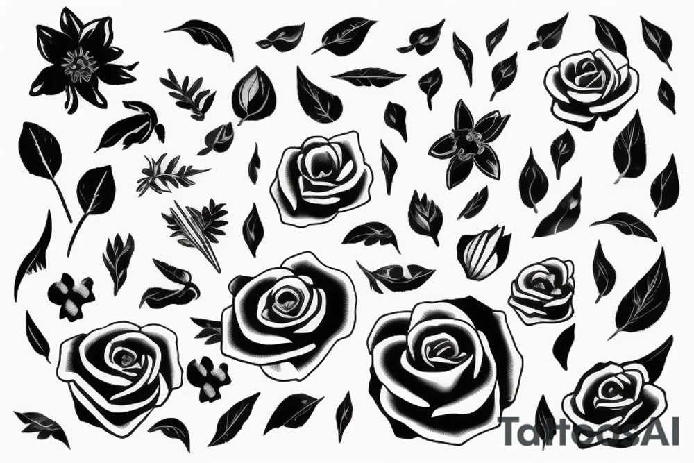 No rain, no flowers tattoo idea