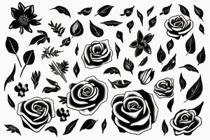 No rain, no flowers tattoo idea