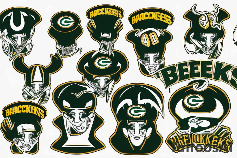 Green Bay Packers Milwaukee Bucks Milwaukee Brewers tattoo idea