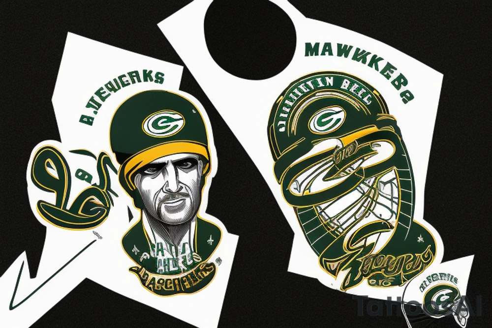 Green Bay Packers Milwaukee Bucks Milwaukee Brewers tattoo idea