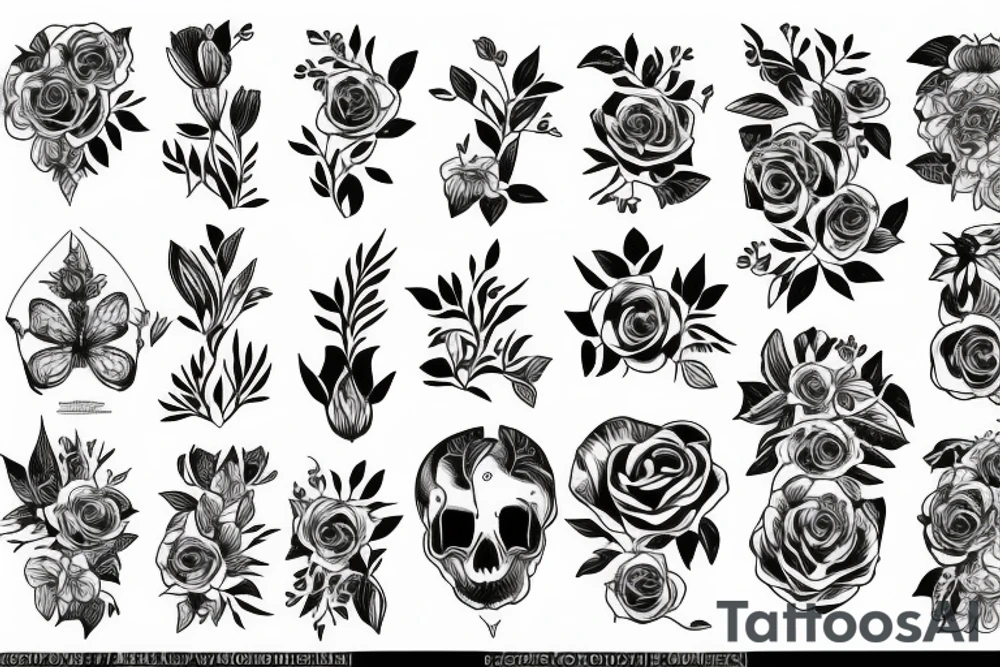 With no rain there are no flowers tattoo idea