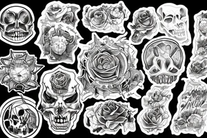 Combination of Andrew Tate's tattoo and the Rock's tattoo tattoo idea
