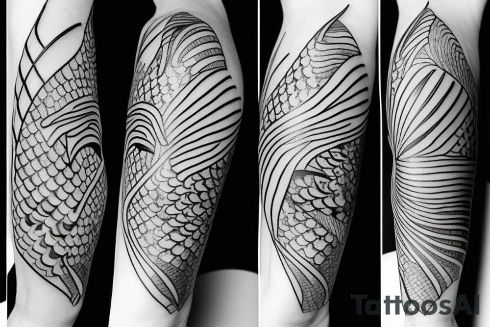 Two fish tattoo idea