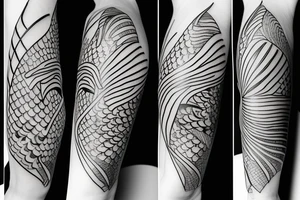 Two fish tattoo idea
