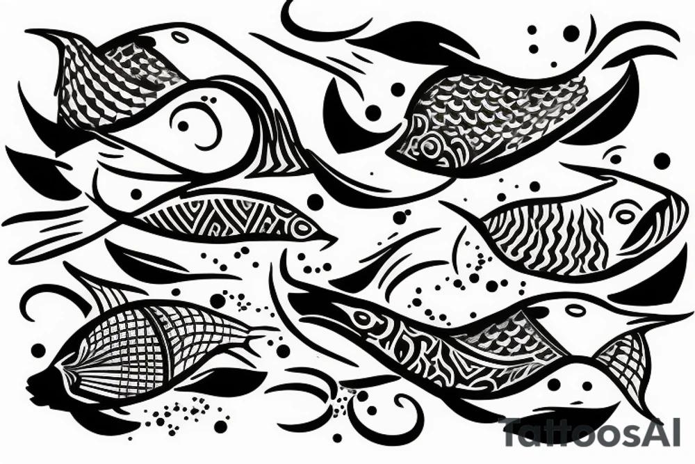 Two fish tattoo idea
