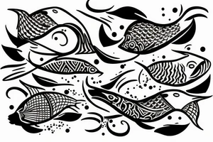 Two fish tattoo idea