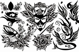 Falling Back tattoo idea