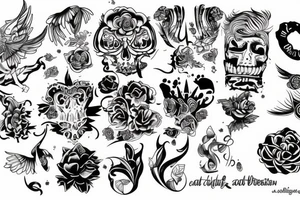 Falling Back tattoo idea