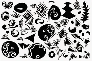 Falling Back tattoo idea
