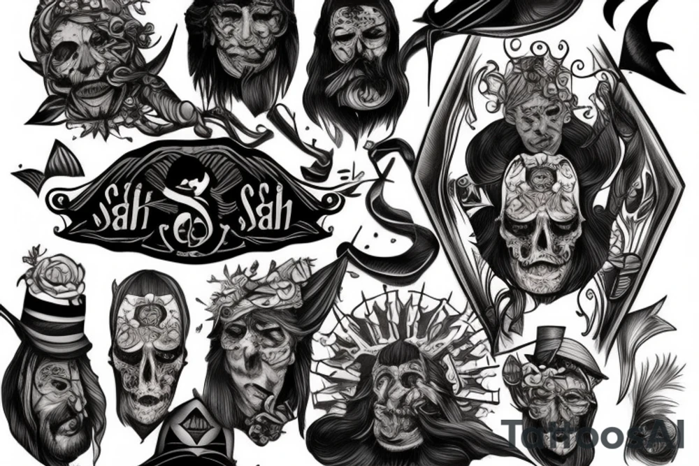 Black sail's character, woodes rogers tattoo idea
