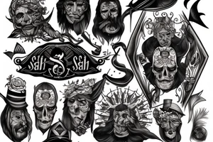 Black sail's character, woodes rogers tattoo idea
