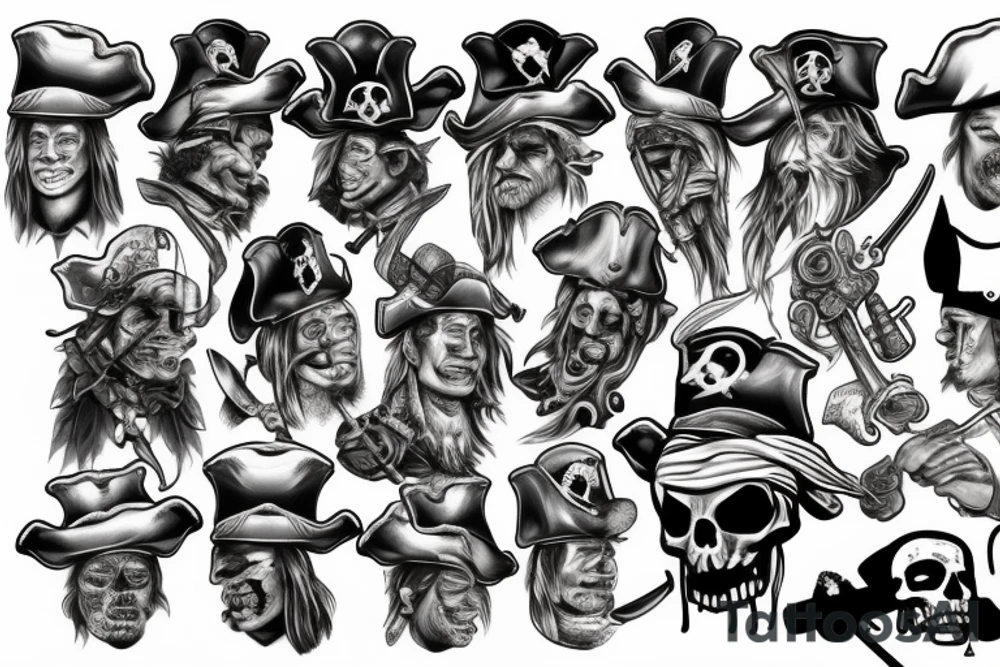 Pirate Hunter tattoo idea