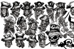 Pirate Hunter tattoo idea