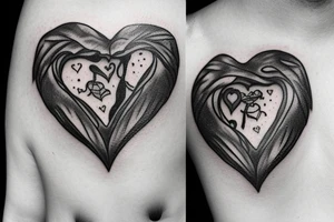 daga de plata de crónicas vampíricas atravesando un corazón. y con la frase "always and forever" escrita en algún sitio tattoo idea