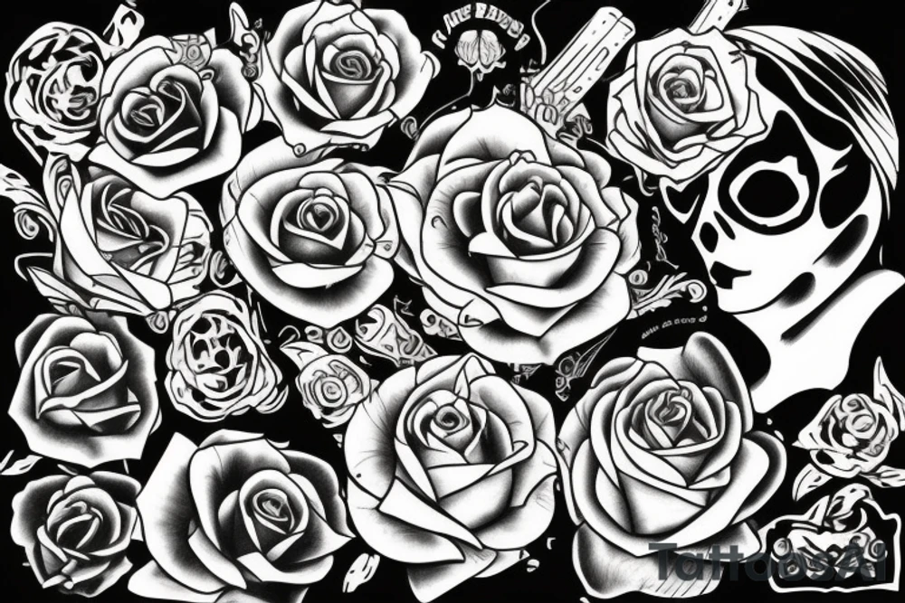 coffin tattoo idea