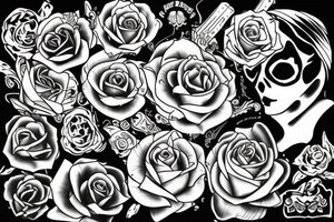 coffin tattoo idea
