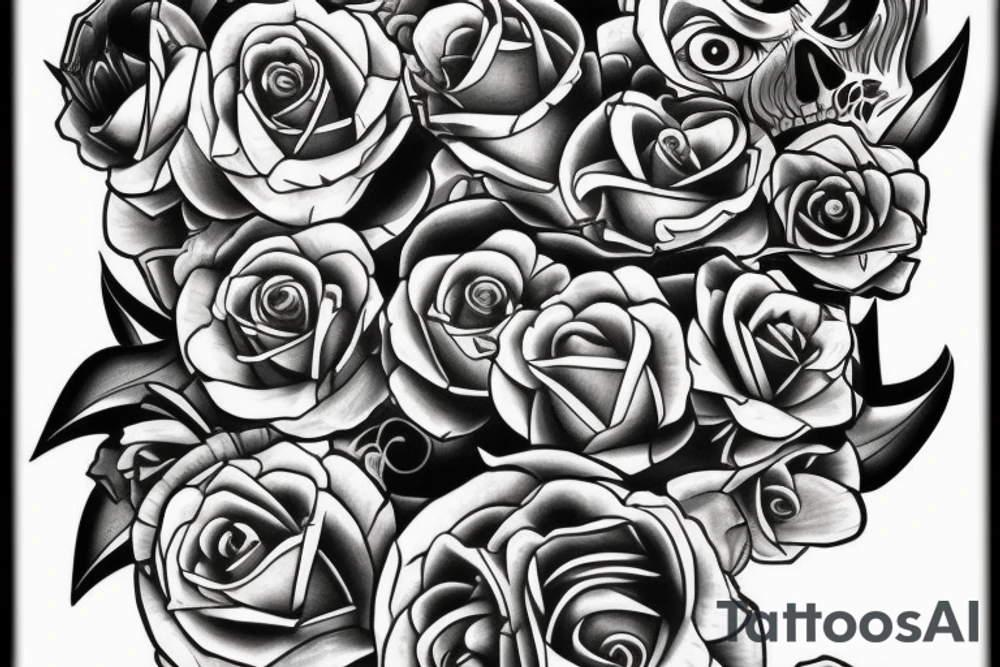 coffin tattoo idea