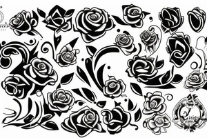 tatuaje pequeño elegante sobre la vida tattoo idea