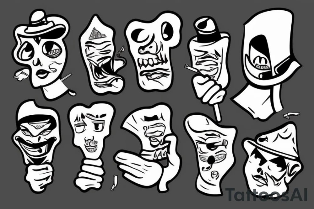 un cigarro tattoo idea