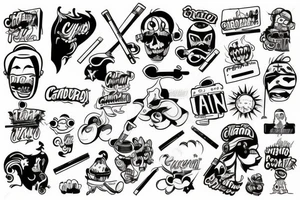 un cigarro tattoo idea