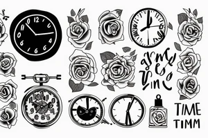 Text saying 07:58 am its a time tattoo idea