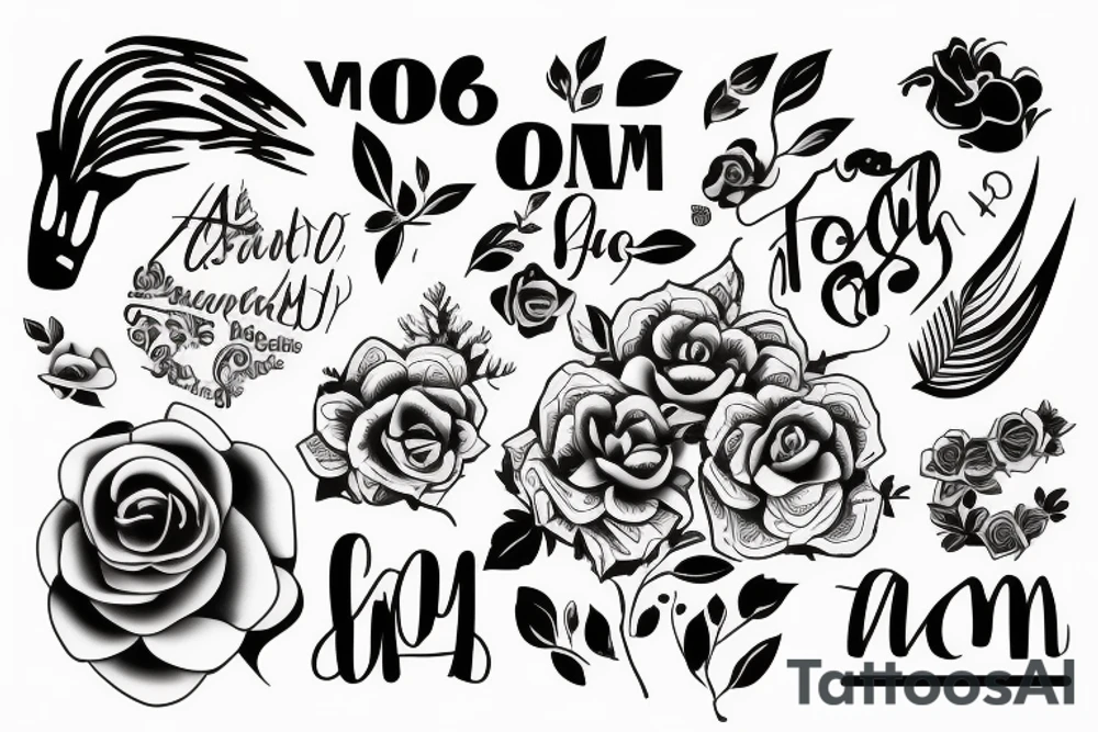Text saying 07:58 am tattoo idea