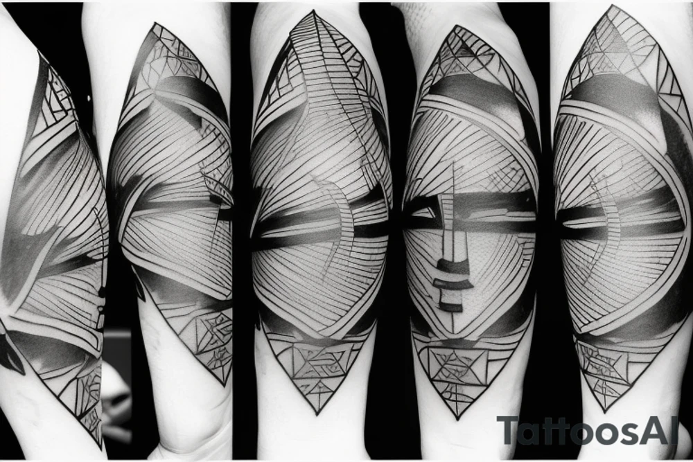 Balance tattoo with an arrow tattoo idea