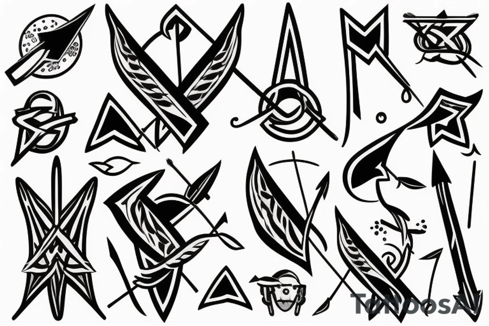 Arrow tattoo idea