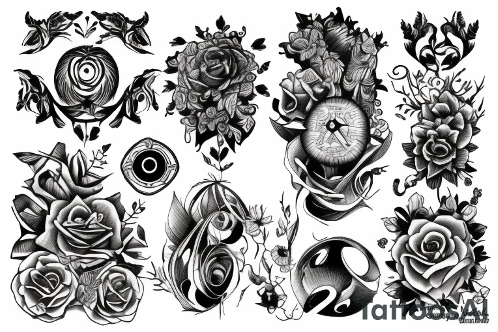 A design with deep meaning behind a broken past tattoo idea