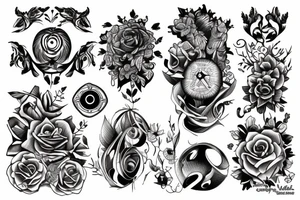 A design with deep meaning behind a broken past tattoo idea