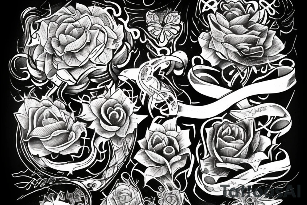 A design with deep meaning behind a broken past tattoo idea