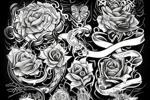 A design with deep meaning behind a broken past tattoo idea