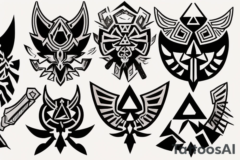 Legend of zelda tattoo idea