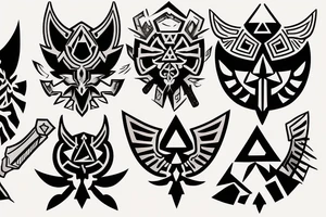 Legend of zelda tattoo idea