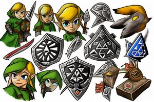 Legend of zelda tattoo idea
