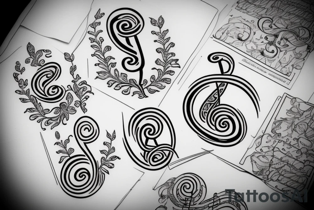 treble clef tattoo idea