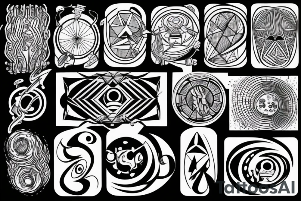 Black hole tattoo idea