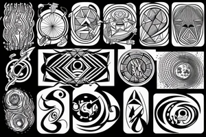 Black hole tattoo idea