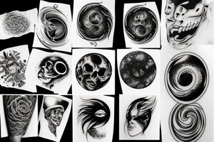 Black hole tattoo idea