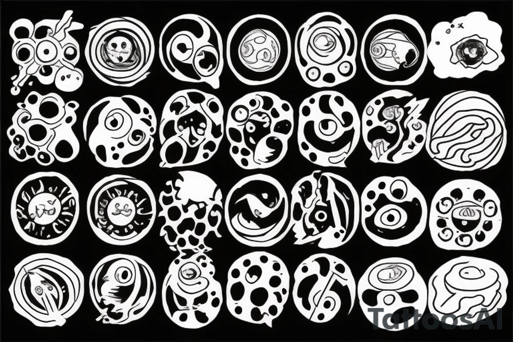 Black hole tattoo idea