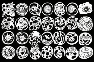 Black hole tattoo idea