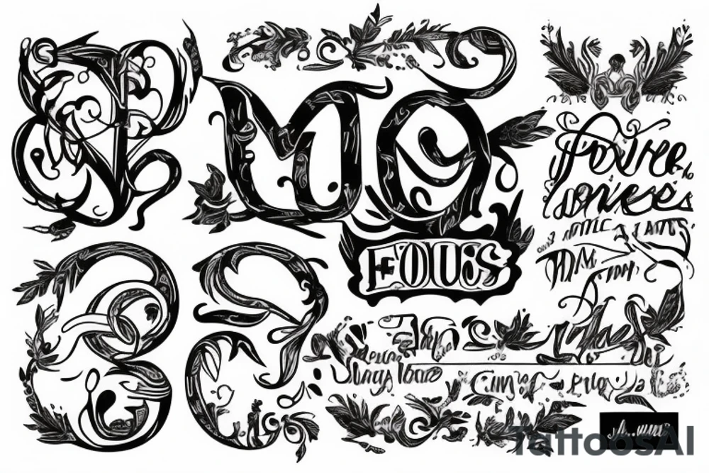 Comme Je Fus tattoo idea