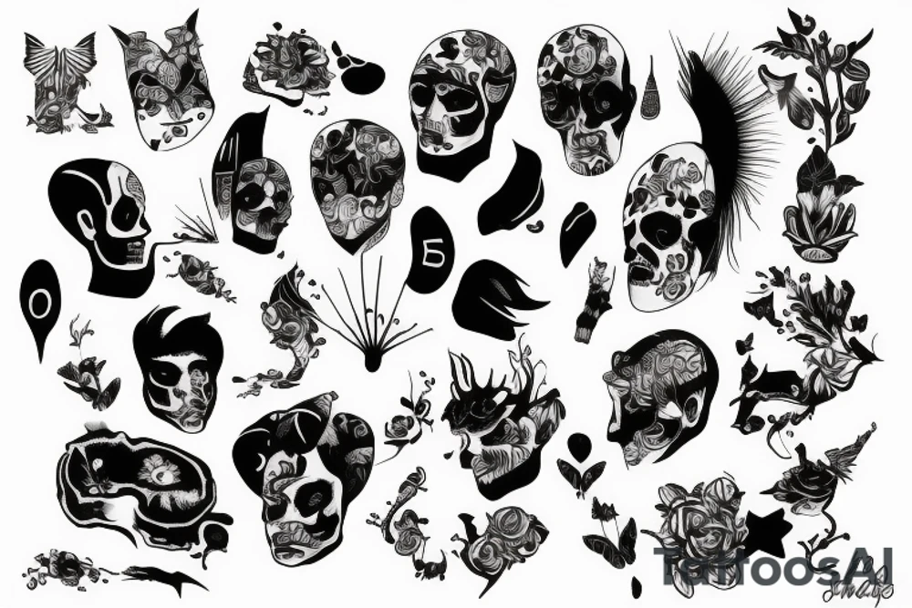 Comme Je Fus tattoo idea