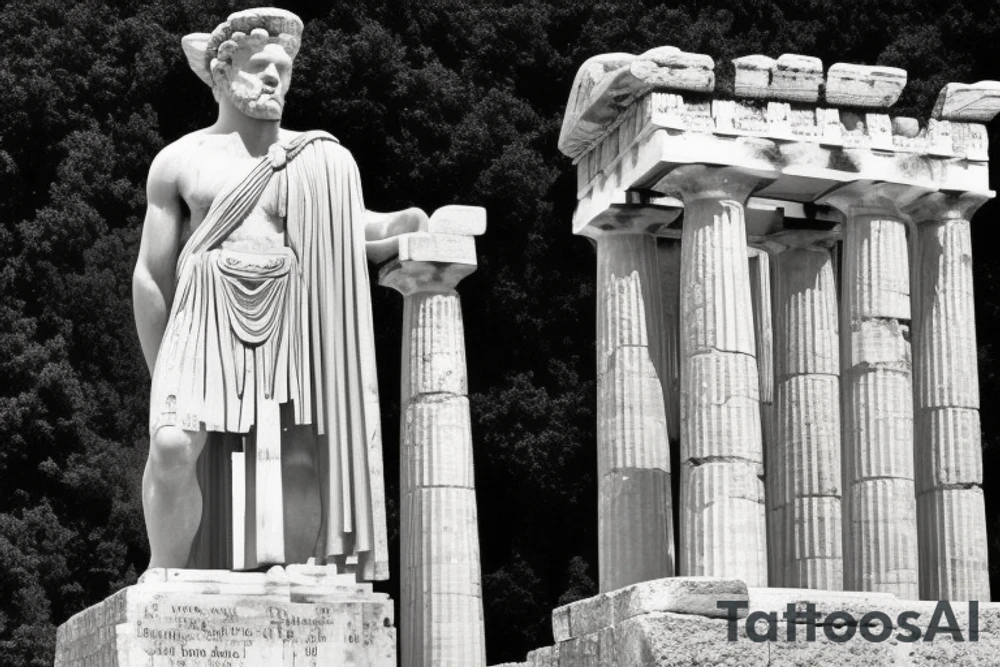 "Know thyself" is an Ancient Greek aphorism that means "know thy measure". According to the Greek writer Pausanias, it was the first of three Delphic maxims inscribed in the forecourt of the Temple of Apollo at Delphi. The two maxims that follow "know thyself" were "nothing to excess" and "certainty brings ruin". tattoo idea