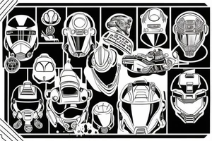 Master Chief Helmet tattoo idea