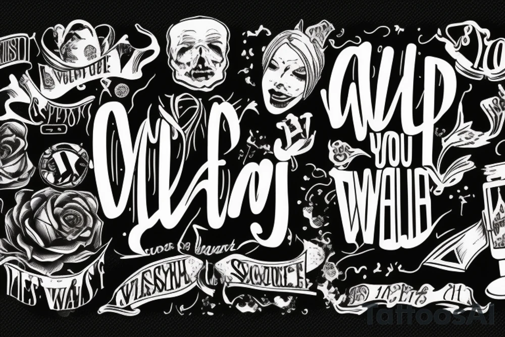 Wish you were here tattoo idea