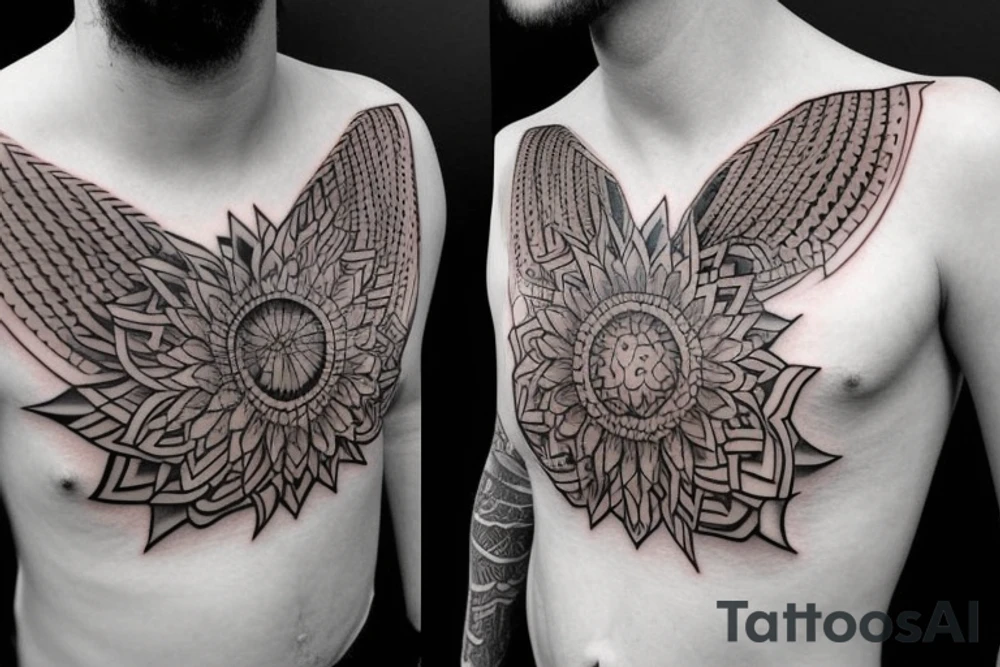chest tattoo tattoo idea