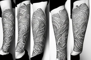 number 68.5 in minimalist style with fine line tattoo idea