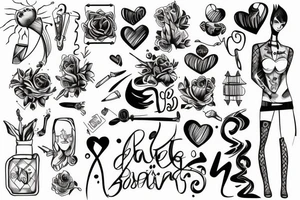 Leaving, cheating, backstabbing, love tattoo idea