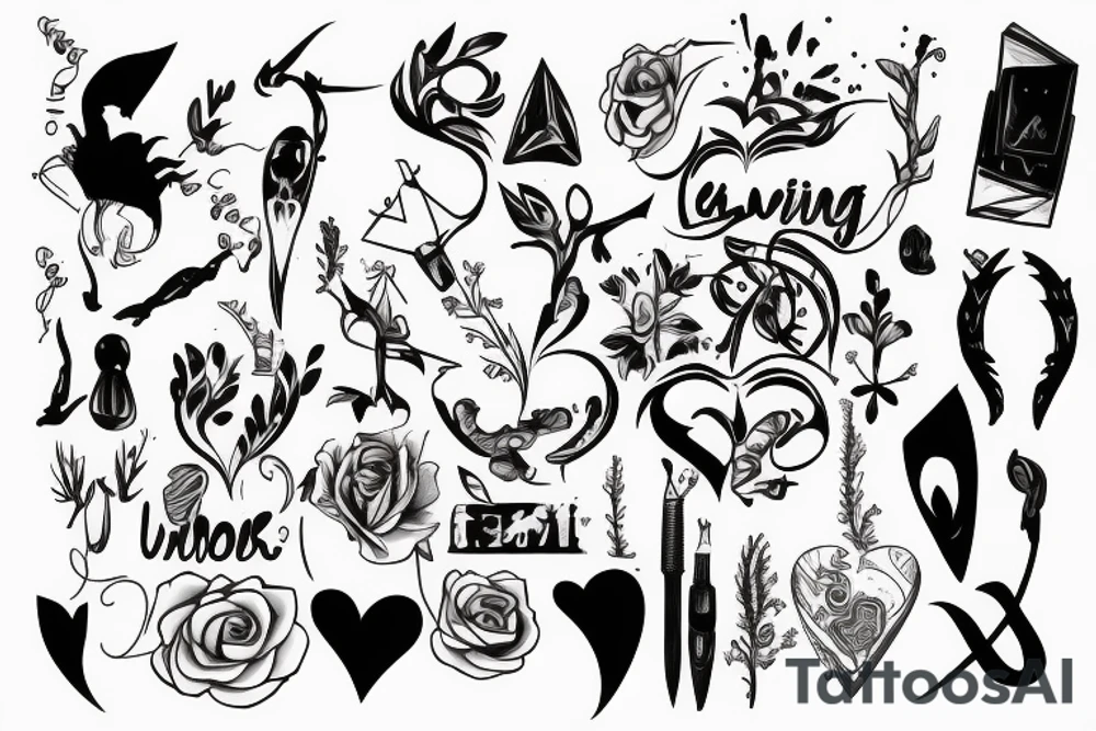 Leaving, cheating, backstabbing, love tattoo idea